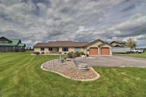 Columbia Falls Home with 1-Acre Yard and Views!